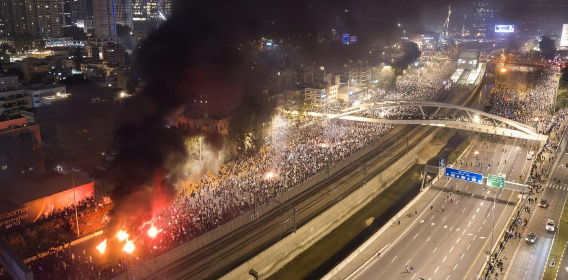 Israele rivolta manifestazione