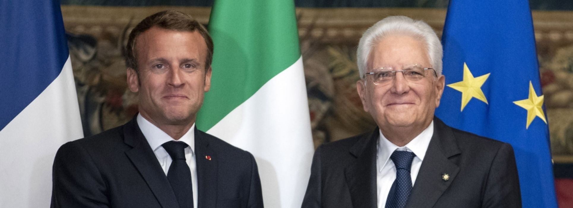 Mattarella Macron